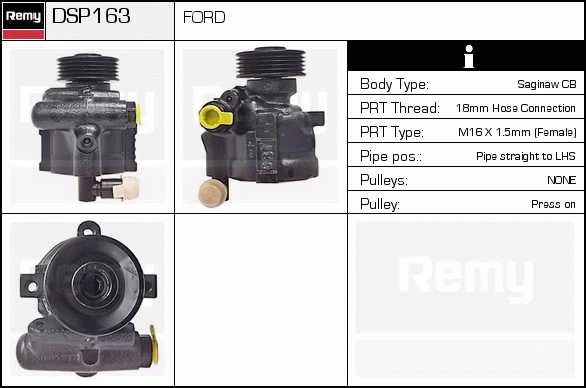 DELCO REMY DSP163 Hydraulic...