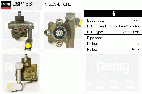 DELCO REMY DSP166 Hydraulic...