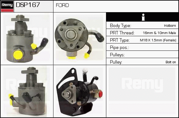 DELCO REMY DSP167 Hydraulic...