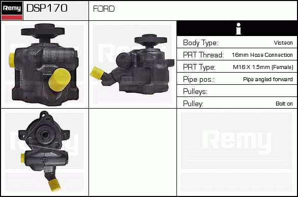 DELCO REMY DSP170 Hydraulic...