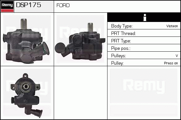 DELCO REMY DSP175 Hydraulic...