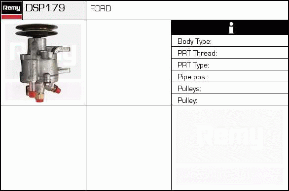 DELCO REMY DSP179 Hydraulic...