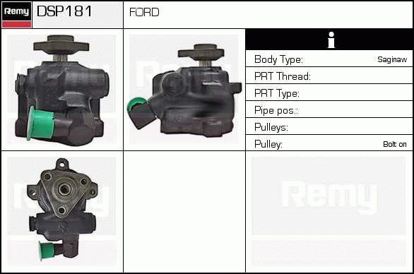 DELCO REMY DSP181 Hydraulic...