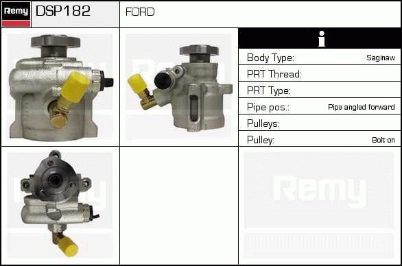 DELCO REMY DSP182 Hydraulic...