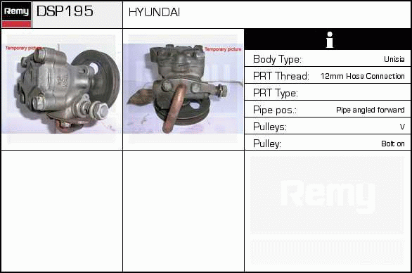 DELCO REMY DSP195 Hydraulic...