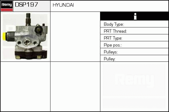 DELCO REMY DSP197 Hydraulic...