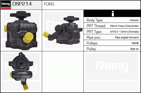 DELCO REMY DSP214 Hydraulic...