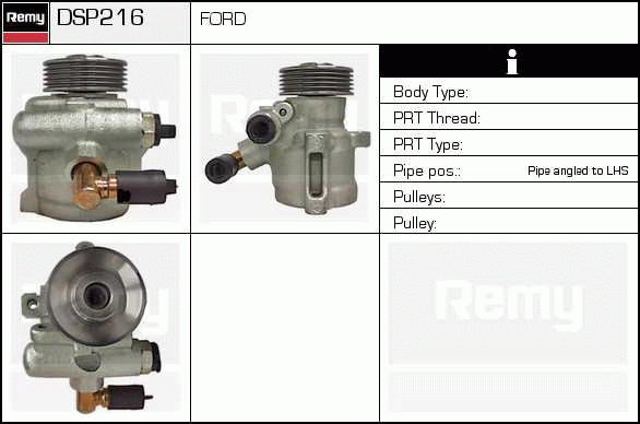 DELCO REMY DSP216 Hydraulic...