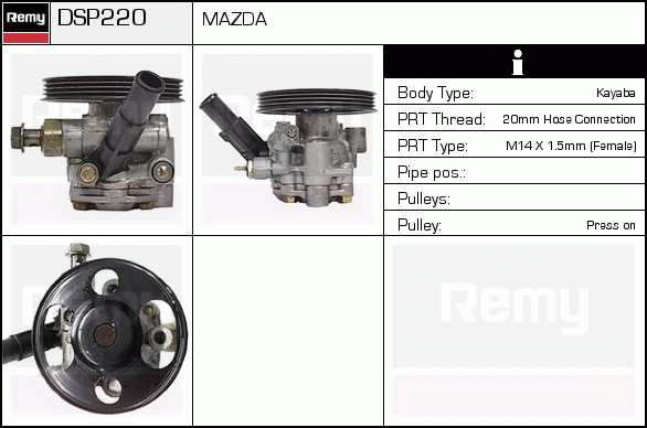 DELCO REMY DSP220 Hydraulic...