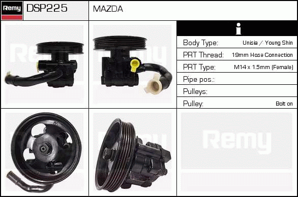 DELCO REMY DSP225 Hydraulic...