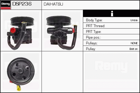 DELCO REMY DSP236 Hydraulic...
