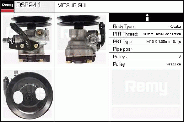 DELCO REMY DSP241 Hydraulic...