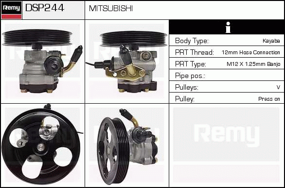 DELCO REMY DSP244 Hydraulic...