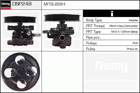 DELCO REMY DSP248 Hydraulic...