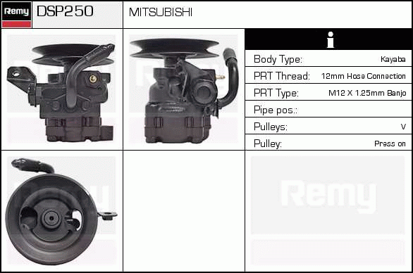 DELCO REMY DSP250 Hydraulic...