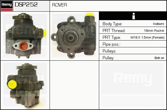 DELCO REMY DSP252 Hydraulic...