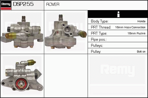 DELCO REMY DSP255 Hydraulic...