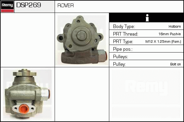 DELCO REMY DSP269 Hydraulic...