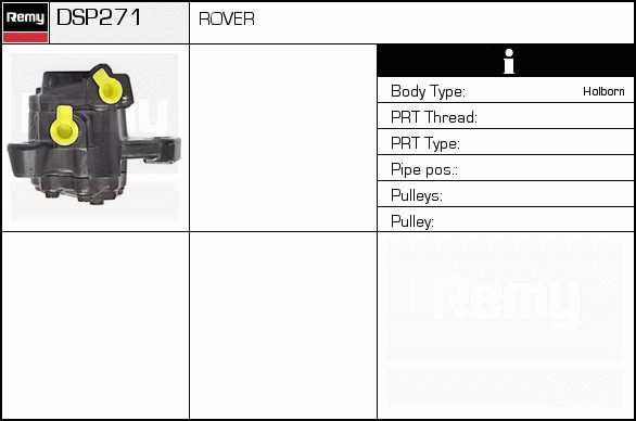 DELCO REMY DSP271 Hydraulic...