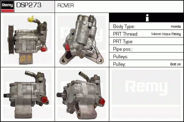 DELCO REMY DSP273 Hydraulic...