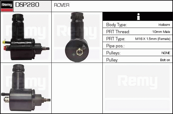 DELCO REMY DSP280 Hydraulic...