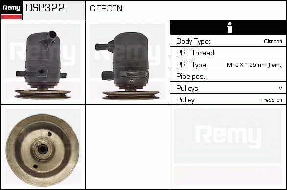 DELCO REMY DSP322 Hydraulic...