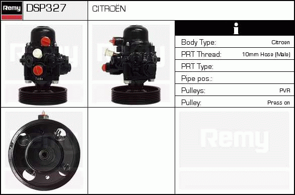 DELCO REMY DSP327 Hydraulic...