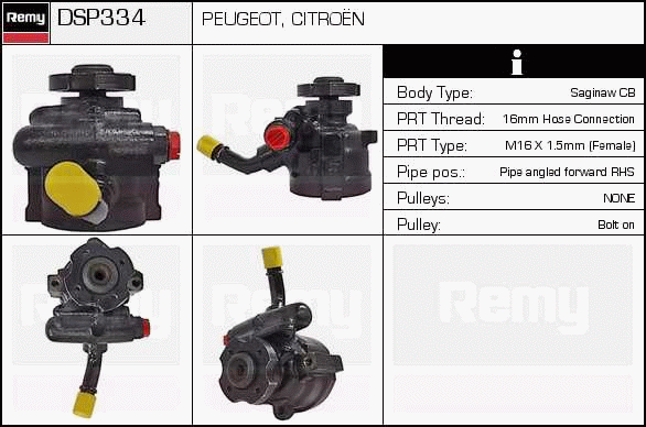 DELCO REMY DSP334 Hydraulic...