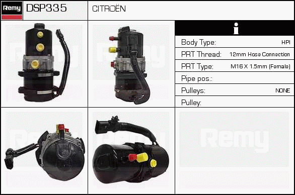 DELCO REMY DSP335 Hydraulic...