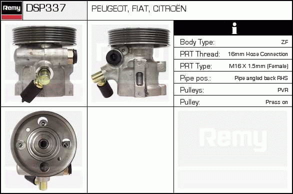 DELCO REMY DSP337 Hydraulic...