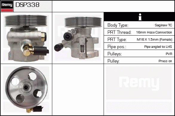 DELCO REMY DSP338 Hydraulic...