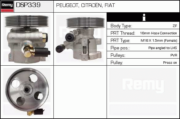 DELCO REMY DSP339 Hydraulic...