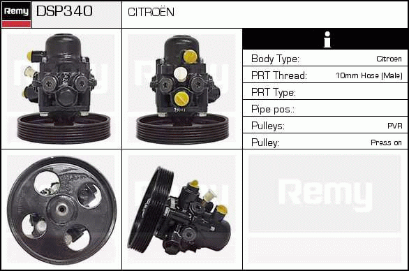 DELCO REMY DSP340 Hydraulic...