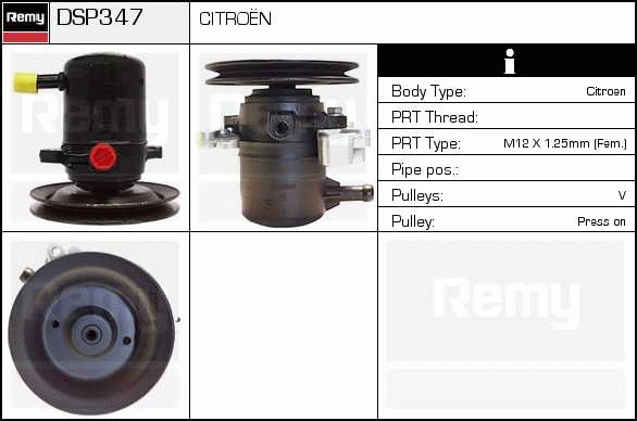 DELCO REMY DSP347 Hydraulic...