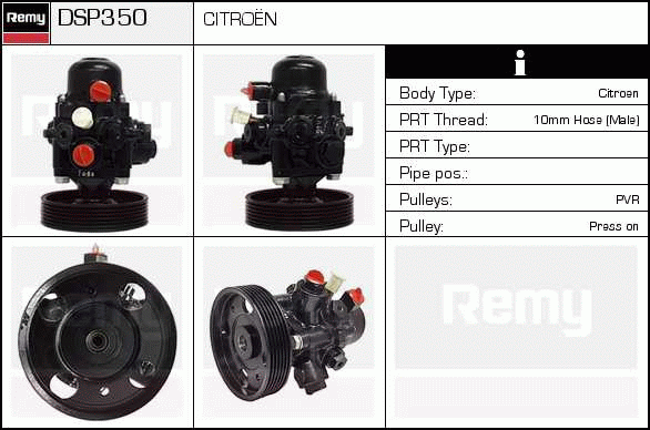 DELCO REMY DSP350 Hydraulic...