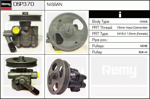 DELCO REMY DSP370 Hydraulic...