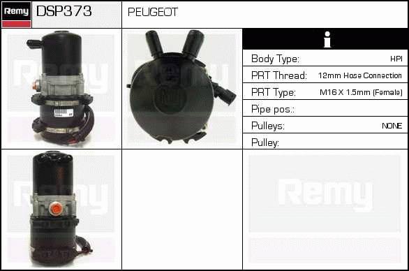 DELCO REMY DSP373 Hydraulic...