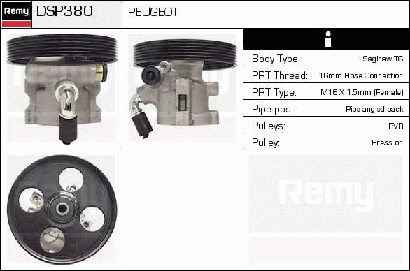 DELCO REMY DSP380 Hydraulic...