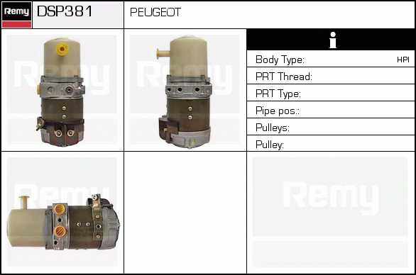 DELCO REMY DSP381 Hydraulic...