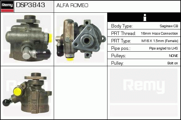 DELCO REMY DSP3843...