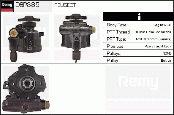 DELCO REMY DSP385 Hydraulic...