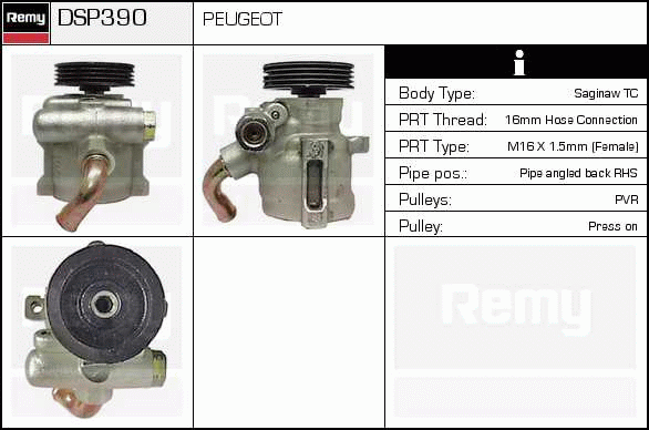 DELCO REMY DSP390 Hydraulic...