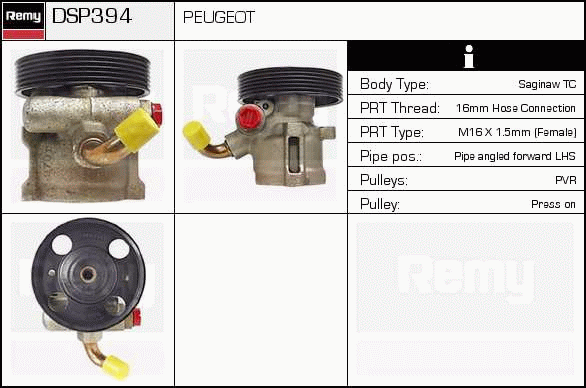 DELCO REMY DSP394 Hydraulic...