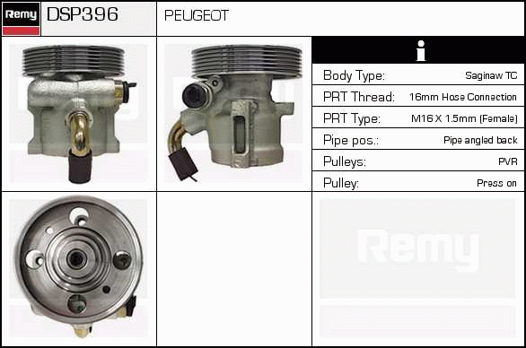 DELCO REMY DSP396 Hydraulic...