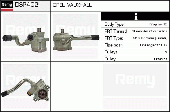 DELCO REMY DSP402 Hydraulic...