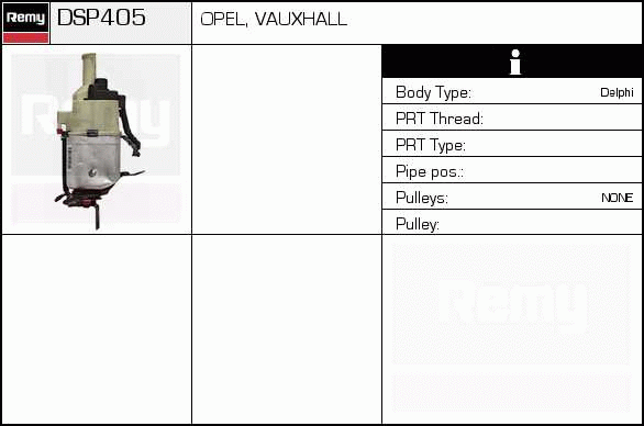 DELCO REMY DSP405 Hydraulic...