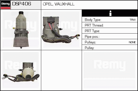 DELCO REMY DSP406 Hydraulic...