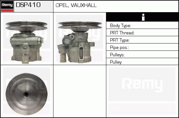 DELCO REMY DSP410 Hydraulic...