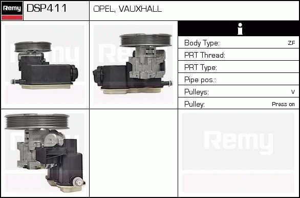 DELCO REMY DSP411 Hydraulic...