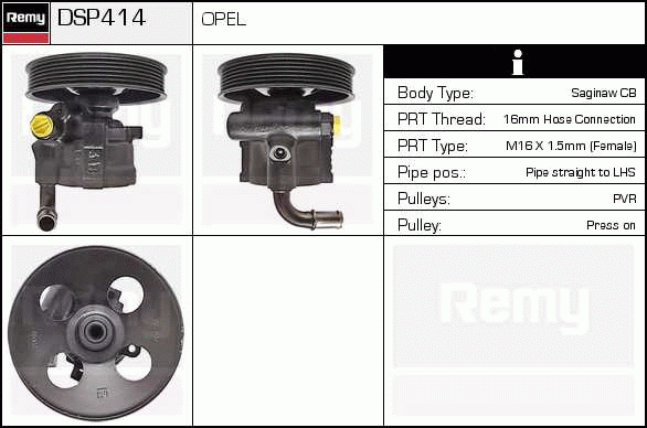 DELCO REMY DSP414 Hydraulic...